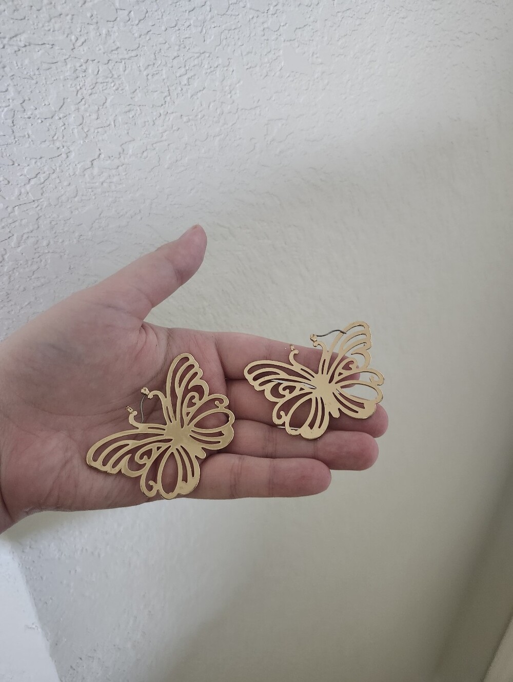 Gold Butterfly Drop Earrings - Women Accessories